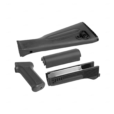 PK052   LCK74M Plastic Handguard Set (BK)